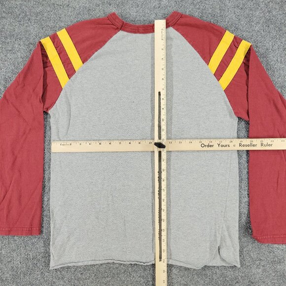 USC Trojans Shirt Men's Small Gray NCAA Logo Graphic Tee Crew Neck Long Sleeve - Picture 12 of 15